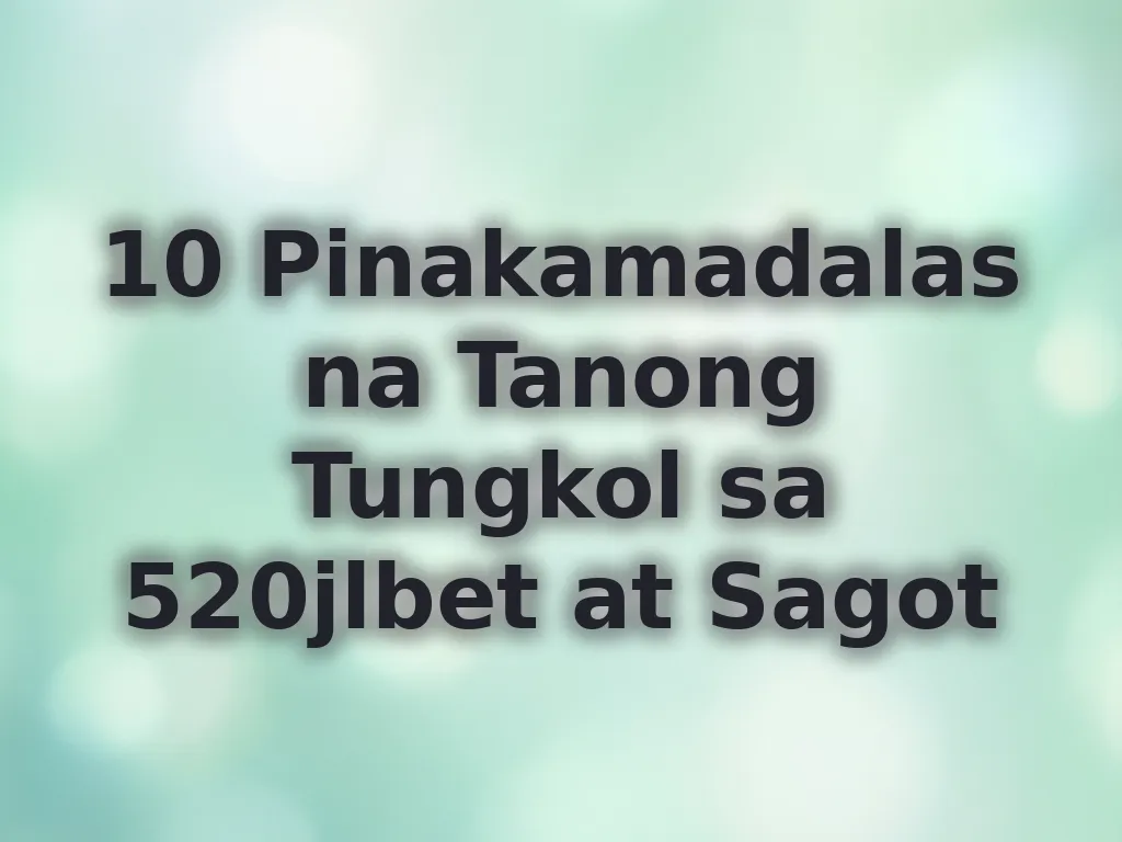 Solusyon sa issues